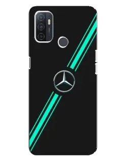 Чехол для OPPO A32 с картинкой «Спортивные линии Mercedes»