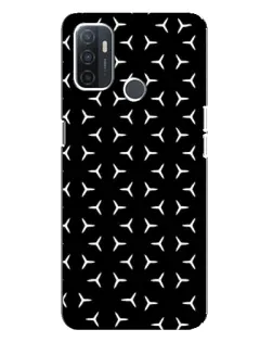 Чехол для OPPO A32 с картинкой «Mercedes паттерн звезд»