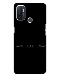 Чехол для OPPO A32 с картинкой «Audi — световой подпись» Чехол для OPPO A32 с картинкой «Audi — световой подпись»