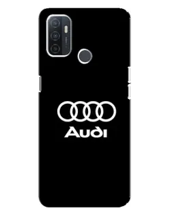 Чехол для OPPO A32 с картинкой «Классическое лого Audi» Чехол для OPPO A32 с картинкой «Классическое лого Audi»