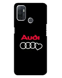 Чехол для OPPO A32 с картинкой «Логотип Audi Heart» Чехол для OPPO A32 с картинкой «Логотип Audi Heart»