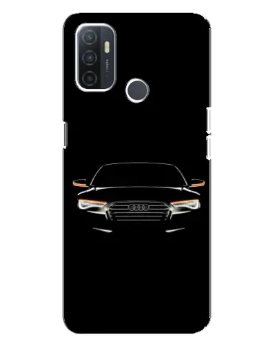 Чехол для OPPO A32 с картинкой «Audi — ночной контур»