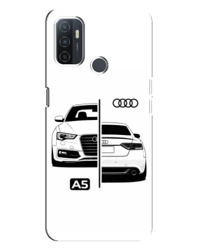 Чехол для OPPO A32 с картинкой «Audi — контрастный дизайн»