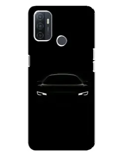 Чехол для OPPO A32 с картинкой «Взгляд Audi в темноте»