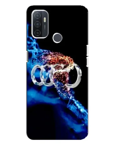 Чехол для OPPO A32 с картинкой «Энергия лого Audi»