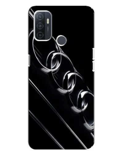 Чехол для OPPO A32 с картинкой «Audi — абстрактные кольца»