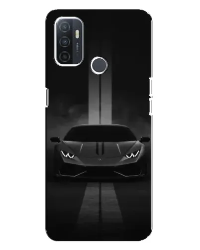 Чехол для OPPO A32 с картинкой «Lamborghini симметрия дорог»