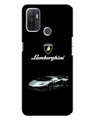 Чехол для OPPO A32 с картинкой «Логотип Lamborghini классика»