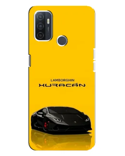 Чехол для OPPO A32 с картинкой «Lamborghini Huracan черный»