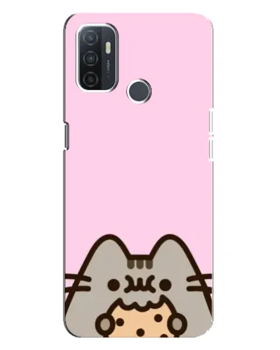 Чехол для OPPO A32 с картинкой «Pusheen и печенье»