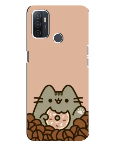 Чехол для OPPO A32 с картинкой «Кофейный Пушин»