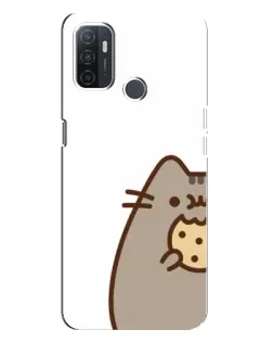 Чехол для OPPO A32 с картинкой «Пушин с печеньем»
