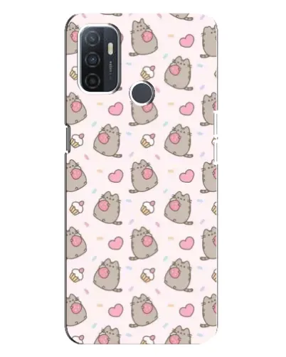 Чехол для OPPO A32 с картинкой «Пушин и сладости»