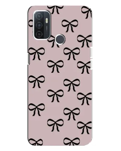 Чохол для OPPO A32 з картинкою «Чорні бантики»