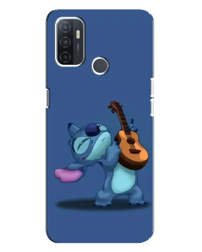 Чехол для OPPO A32 с картинкой «Стич с укулеле»