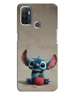 Чехол для OPPO A32 с картинкой «Стич на коричневом фоне» Чехол для OPPO A32 с картинкой «Стич на коричневом фоне»