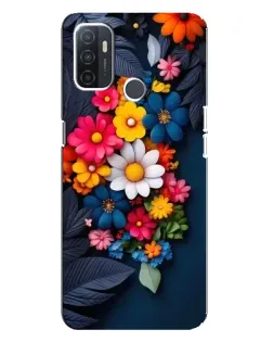 Чохол для OPPO A32 з картинкою «Квіткова феєрія»