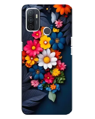 Чохол для OPPO A32 з картинкою «Квіткова феєрія»