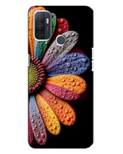 Чохол для OPPO A32 з картинкою «Райдужна квітка»