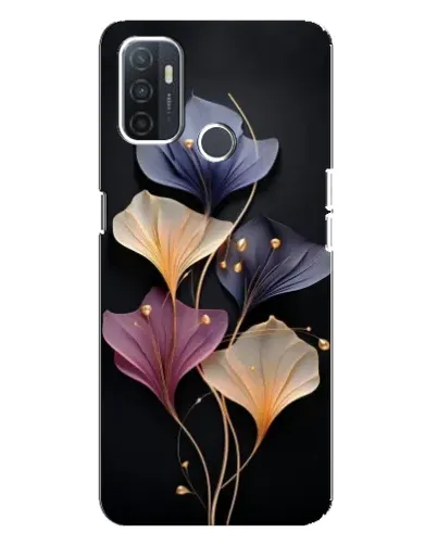 Чохол для OPPO A32 з картинкою «Лілові квіти грації»