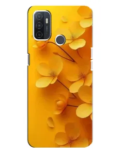 Чохол для OPPO A32 з картинкою «Золоті пелюстки»