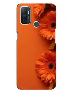 Чохол для OPPO A32 з картинкою «Помаранчеві гербери»