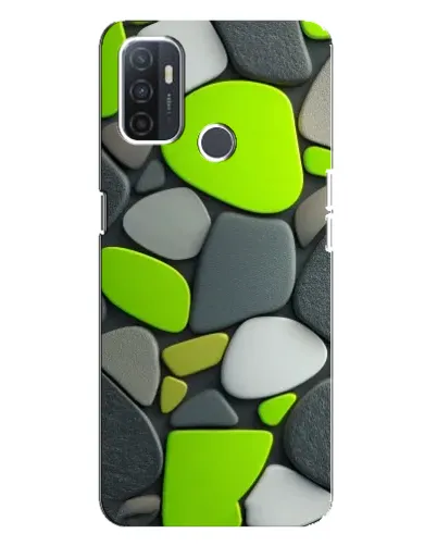 Чохол для OPPO A32 з картинкою «Яскрава неонова галька»