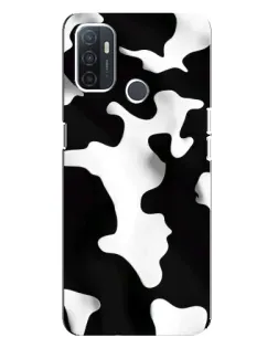 Чохол для OPPO A32 з картинкою «Чорно-біла пляма»