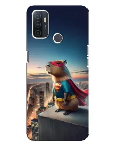 Чехол для OPPO A32 с картинкой «Капи-мен супергерой» Чехол для OPPO A32 с картинкой «Капи-мен супергерой»