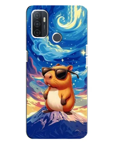 Чехол для OPPO A32 с картинкой «Капибара Ван Гога» Чехол для OPPO A32 с картинкой «Капибара Ван Гога»