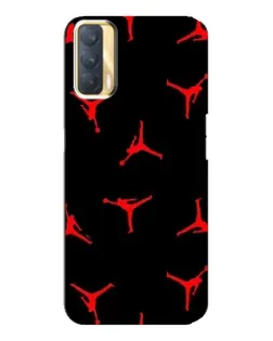 Чехол для OPPO A33 с картинкой «Jordan Red Pattern» Чехол для OPPO A33 с картинкой «Jordan Red Pattern»