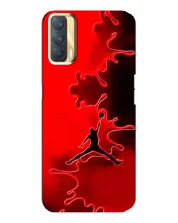 Чохол для OPPO A33 з картинкою «Jordan Red Smoke»