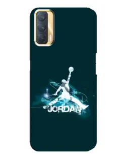 Чохол для OPPO A33 з картинкою «Jordan Blue Fire»