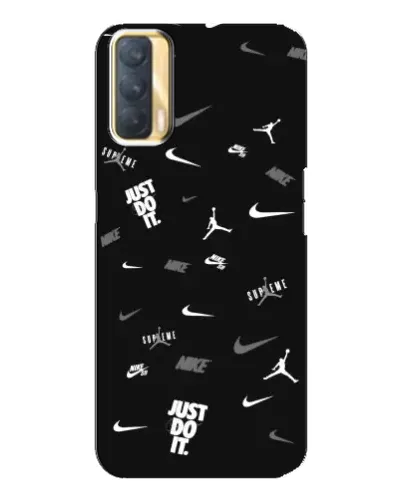 Чохол для OPPO A33 з картинкою «Nike Black Pattern»