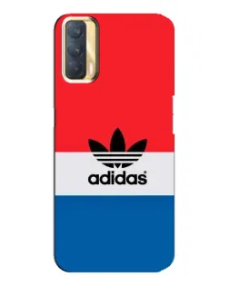 Чехол для OPPO A33 с картинкой «Ретро блоки Adidas»