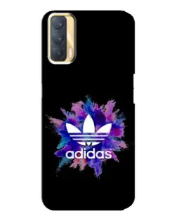 Чехол для OPPO A33 с картинкой «Взрыв красок Adidas»