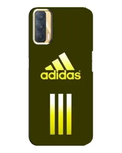 Чехол для OPPO A33 с картинкой «Оливковый градиент Adidas»