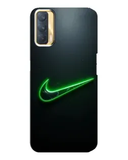 Чехол для OPPO A33 с картинкой «Неоновый контур Nike» Чехол для OPPO A33 с картинкой «Неоновый контур Nike»