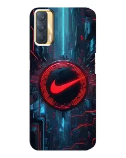 Чехол для OPPO A33 с картинкой «Техногенный стиль Nike»