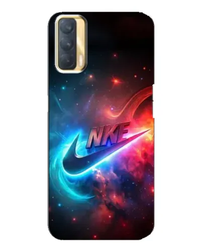 Чехол для OPPO A33 с картинкой «Огненный логотип Nike»