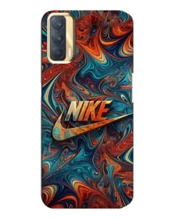 Чехол для OPPO A33 с картинкой «Nike в абстракции»