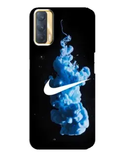 Чехол для OPPO A33 с картинкой «Nike и синий дым»