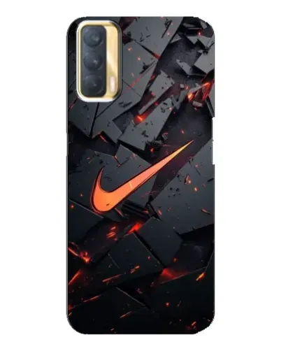 Чехол для OPPO A33 с картинкой «Nike — эффект разломов»