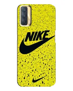 Чехол для OPPO A33 с картинкой «Желтый текстурный Nike»