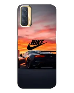 Чехол для OPPO A33 с картинкой «Nike и суперкар»
