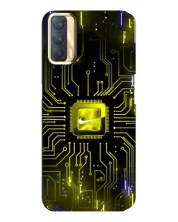 Чехол для OPPO A33 с картинкой «Nike — золотая искра»