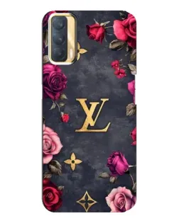 Чехол для OPPO A33 с картинкой «Цветочный Louis Vuitton»