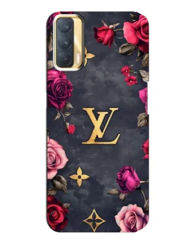 Чехол для OPPO A33 с картинкой «Цветочный Louis Vuitton»