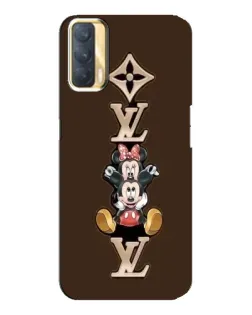 Чехол для OPPO A33 с картинкой «LV и Микки Маус»