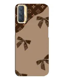 Чехол для OPPO A33 с картинкой «LV — кофейный атлас»